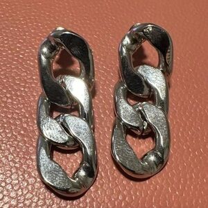 Kohl's Silver Tone Linked Drop Earrings